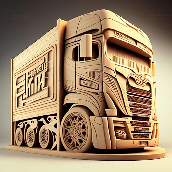 3D model FIA European Truck Racing Championship game (STL)